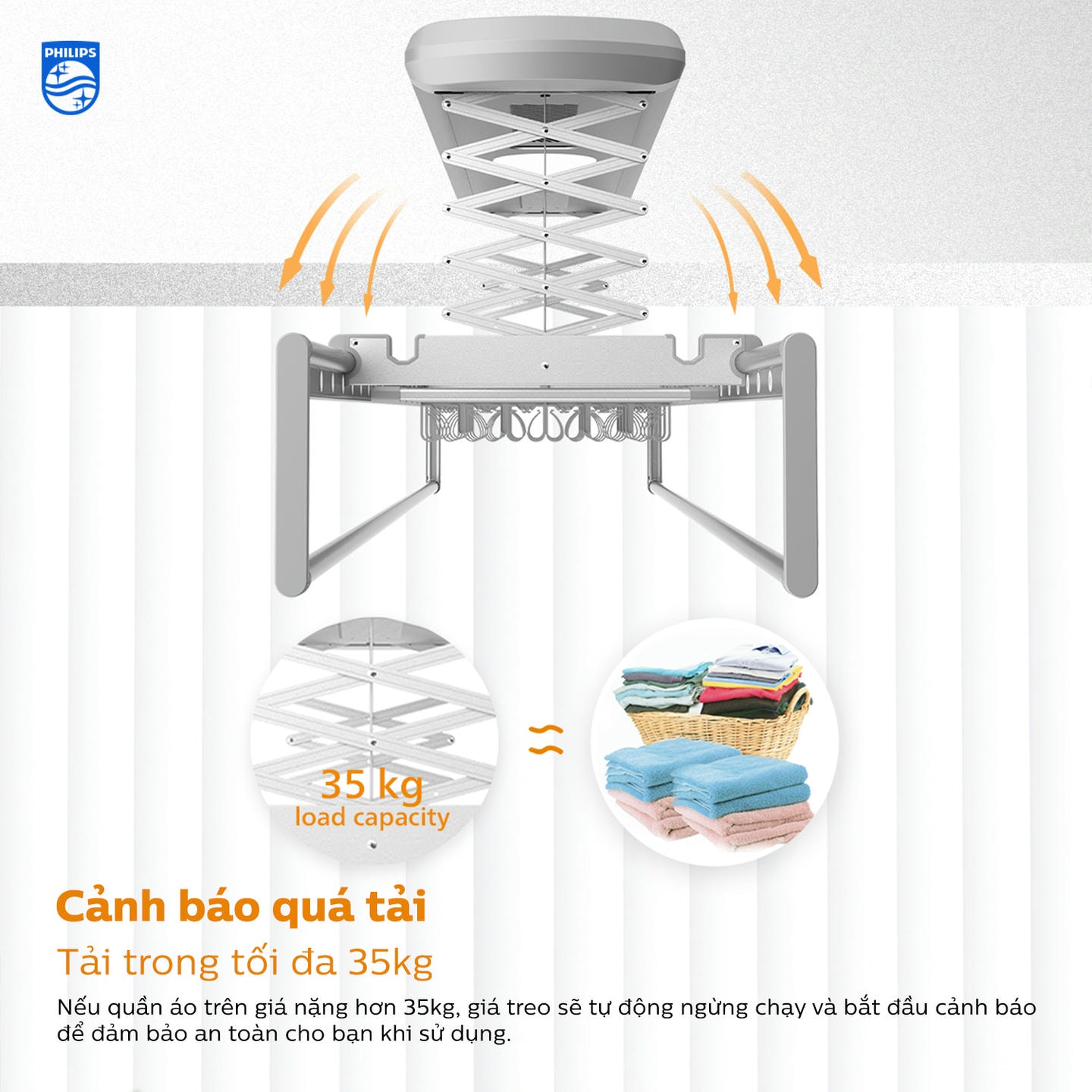 Giàn phơi thông minh Philips SDR703 22 08
