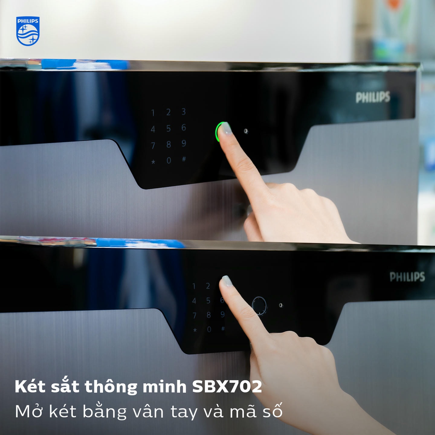 Két sắt điện tử thông minh Philips SBX702 2 4 7