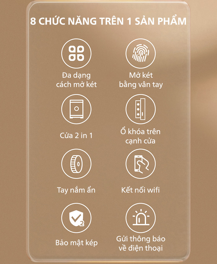 Két sắt thông minh SBX602 (Có kết nối App) 18 philips sbx 602 tinh nang 2