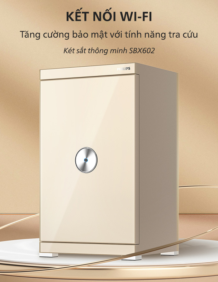 Két sắt thông minh SBX602 (Có kết nối App) 14 philips sbx 602 tinh nang 8