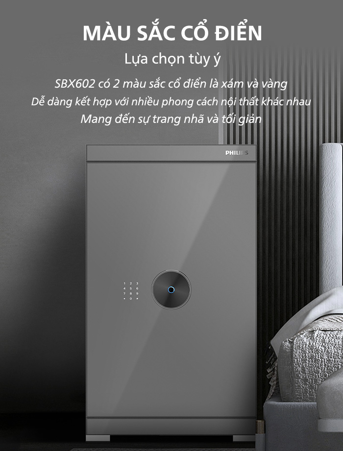 Két sắt thông minh SBX602 (Có kết nối App) 21 philips sbx 602 tinh nang 9