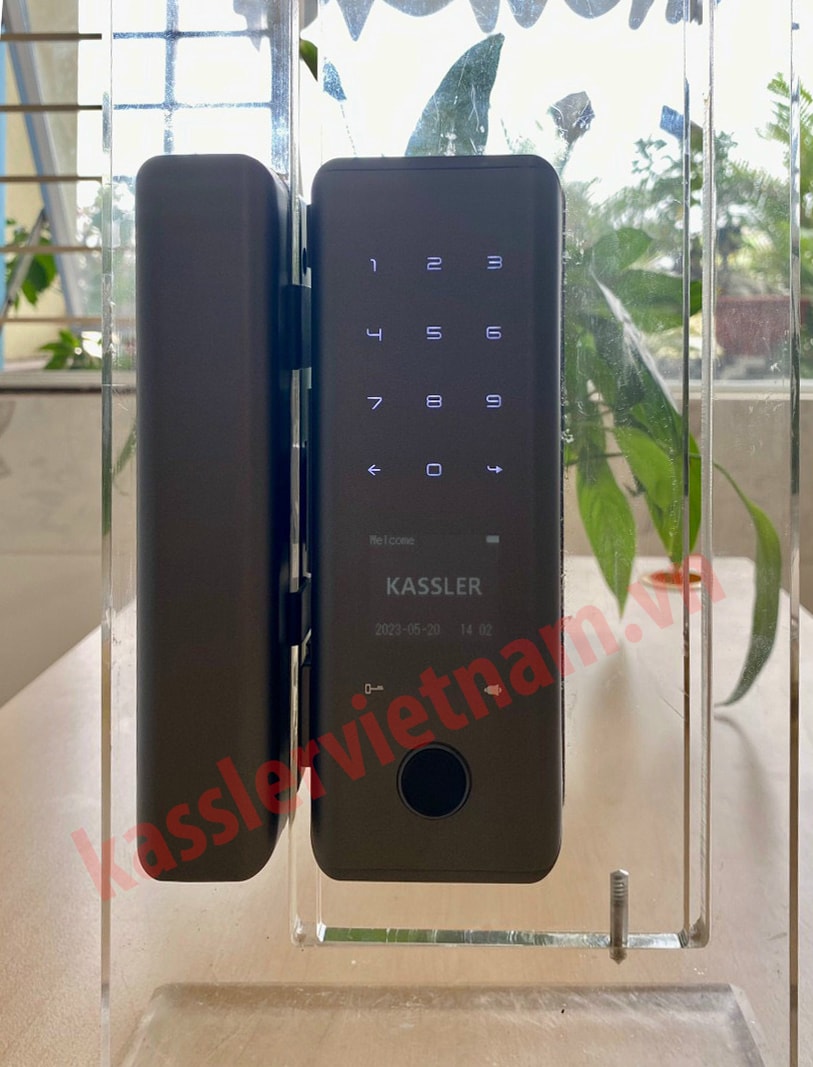 Khóa Vân Tay Cửa Kính Kassler KL-589 App 5 khoa cua kinh kassler kl 599 app 1