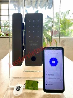 Khóa Vân Tay Cửa Kính Kassler KL-589 App 8 khoa cua kinh kassler kl 599 app