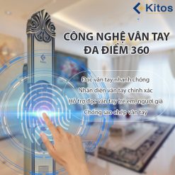 Khóa cửa vân tay tân cổ điển Kitos KT-C200 9 kitos kt c200 10