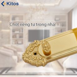 Khóa cửa vân tay tân cổ điển Kitos KT-C800 mạ vàng 24k 17 kitos kt c800 7