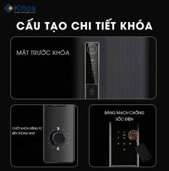 Khóa cửa thông minh Kitos KT-X8 FACE ID 11 kitos kt x8 14