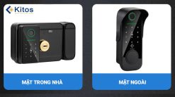 Khoá vân tay cửa cổng Kitos KT-DL04 Plus 22 kios dl04 10