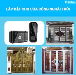 Khoá vân tay cửa cổng Kitos KT-DL04 Plus 18 kios dl04 14