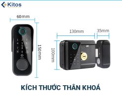 Khoá vân tay cửa cổng Kitos KT-DL04 Plus 27 kios dl04 4